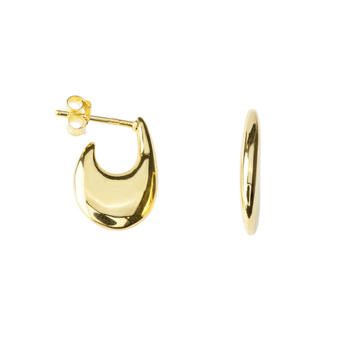 Half Drop Stud Earring