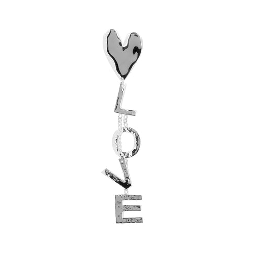 Heart Letter LOVE Stud Earring (one piece)