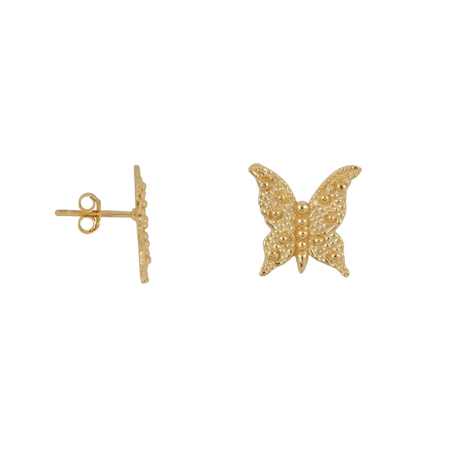 Double Butterfly Stud Earring