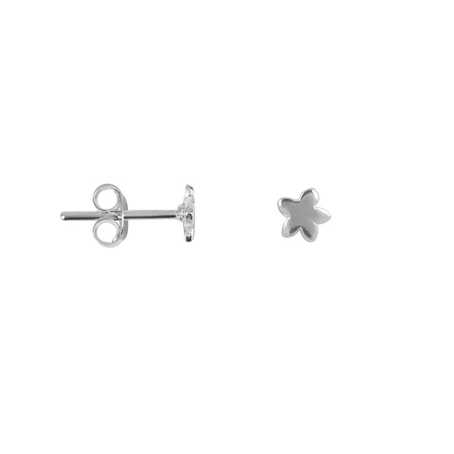 Mini Flat Flower Stud