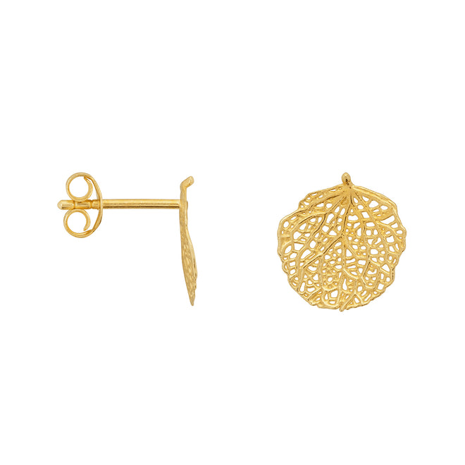 Fine Coral Stud Earring