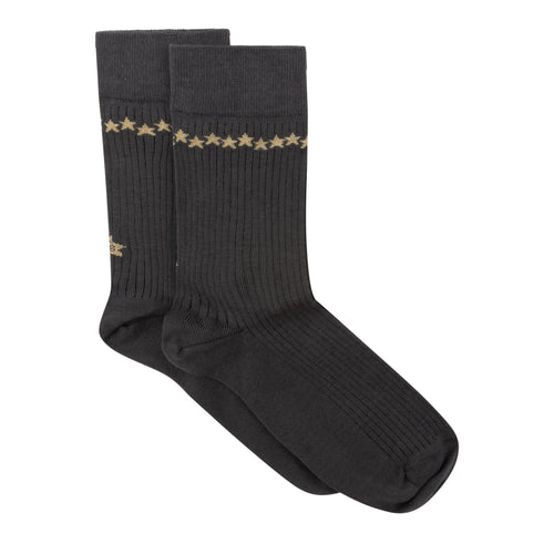 Sock Antracite Golden Stars