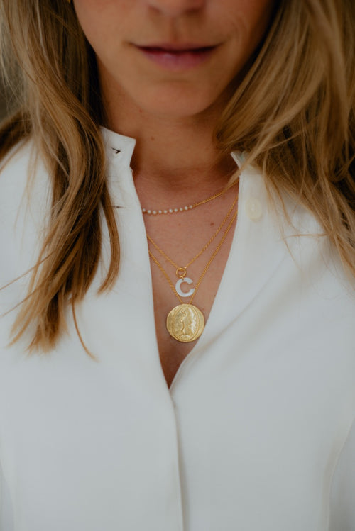 Antique Coin Necklace