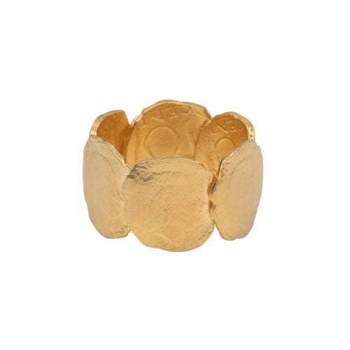 Ten Cent In A Row Ring