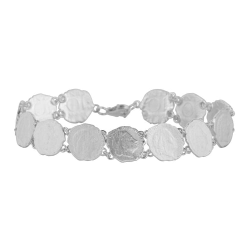 B2059 Silver Ten Cent In a Row Bracelet Silver 139,95