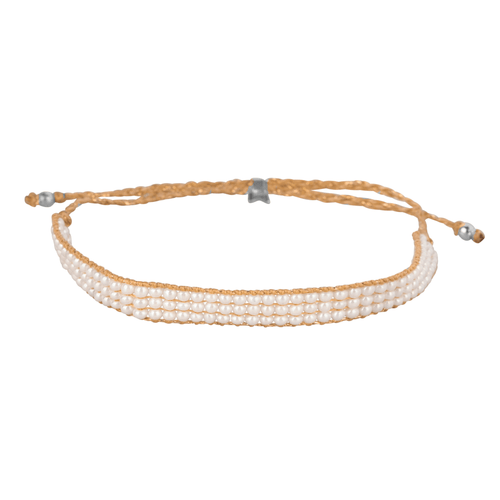 Three Rows Pearl Bracelet