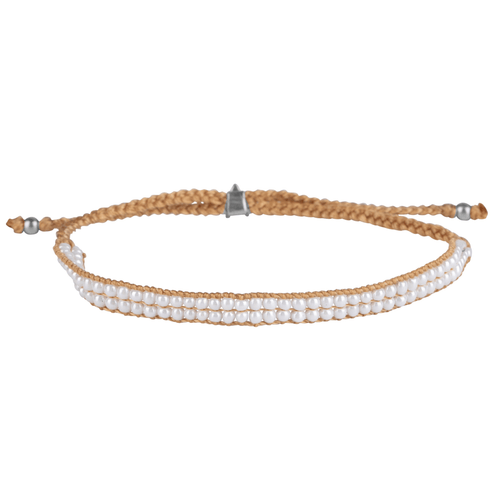 Two Rows Pearl Bracelet