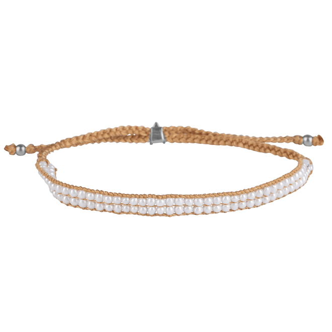 Two Rows Pearl Bracelet