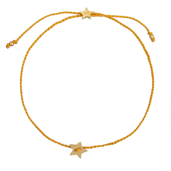 B2316 Gold OKER Plain Star Bracelet OKER Gold Plated
