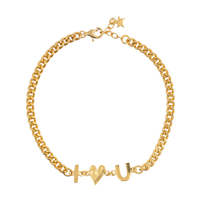 I love you Chain Bracelet 15 cm