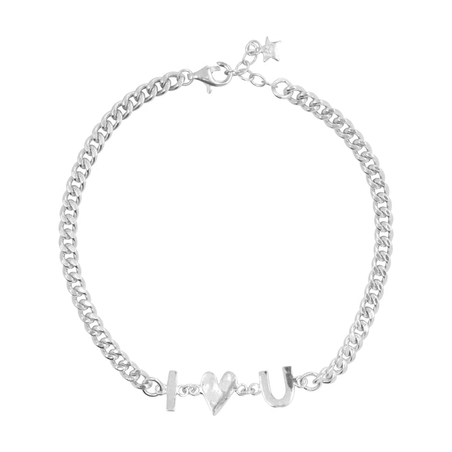 I love you Chain Bracelet 17 cm