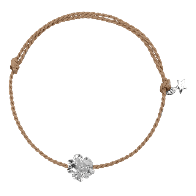Medium Gevlochten Bloem Touw Armband