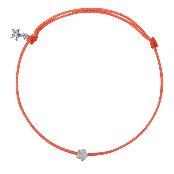 Mini Flower Rope Bracelet Pink