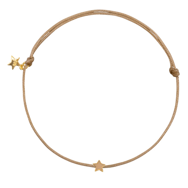Star S Rope Bracelet Beige