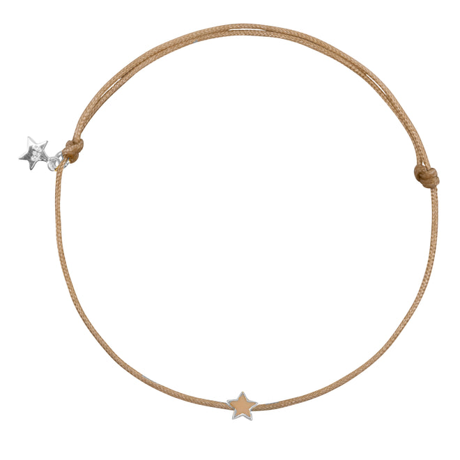 Star S Rope Bracelet Beige