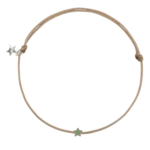 Star S Rope Bracelet Green