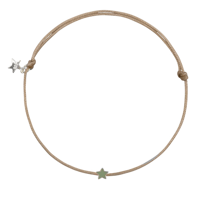 Star S Rope Bracelet Green