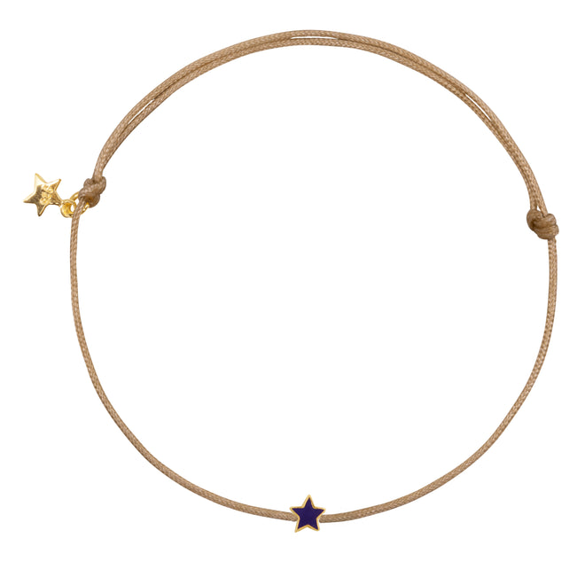 Star S Rope Bracelet Kobalt 