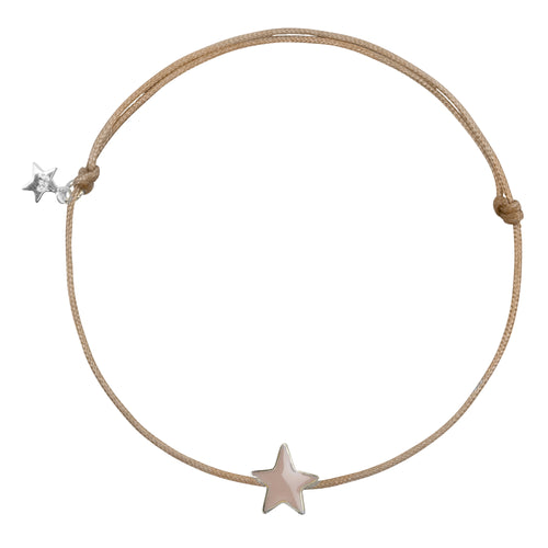 Star M Rope Bracelet Beige