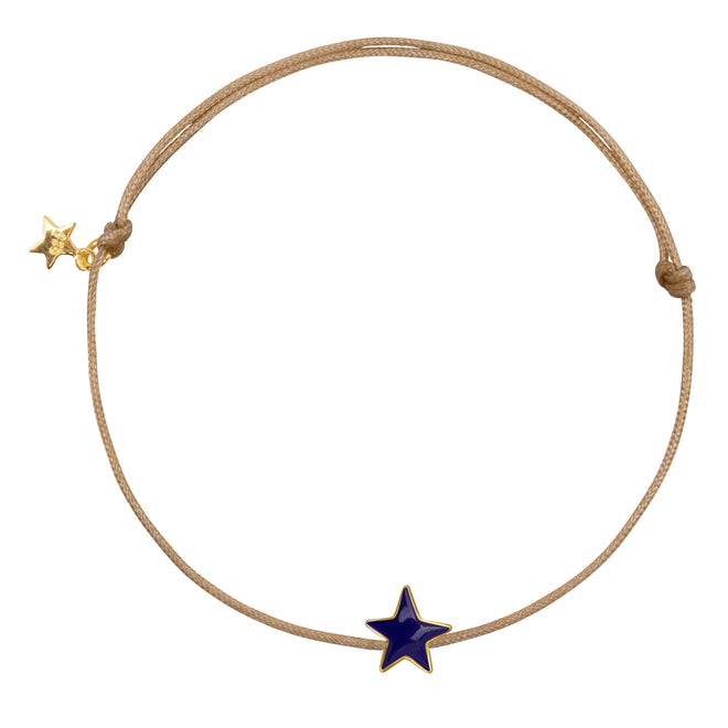 Star M Rope Bracelet Kobalt 