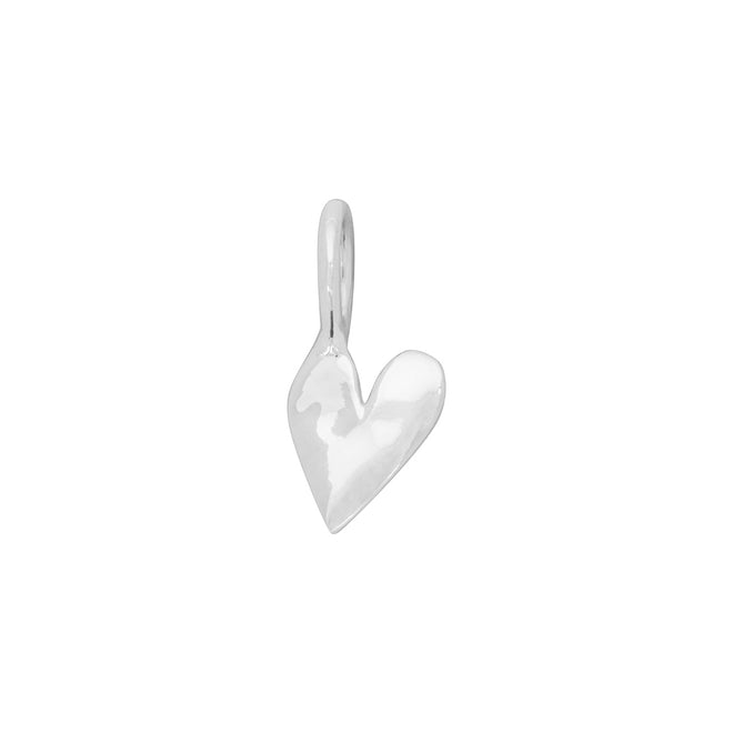 Charm Hammered Heart
