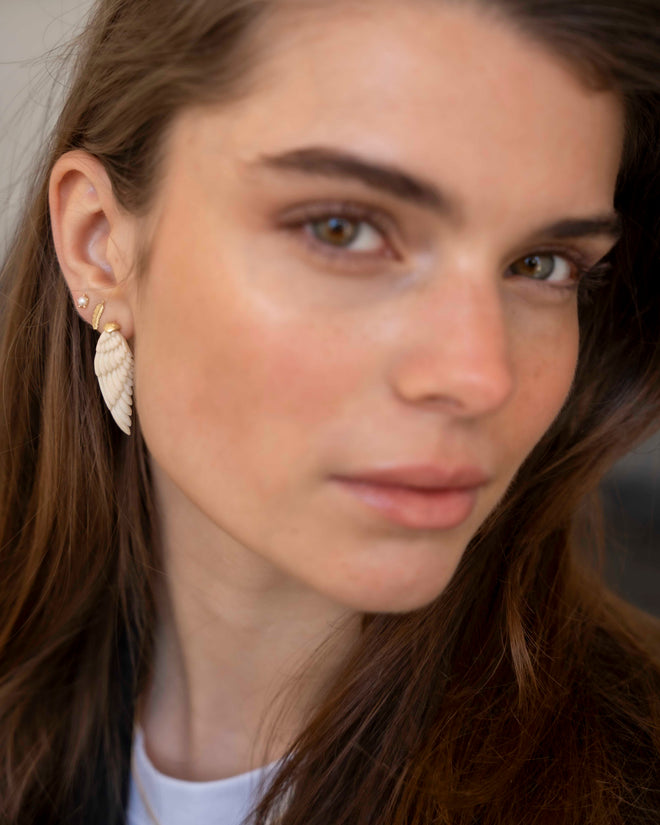 Little Feather Stud Earring