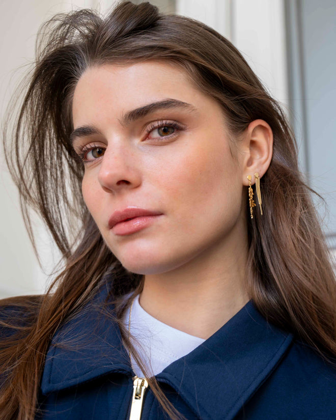 Asymmetric Etoile Stud Earring