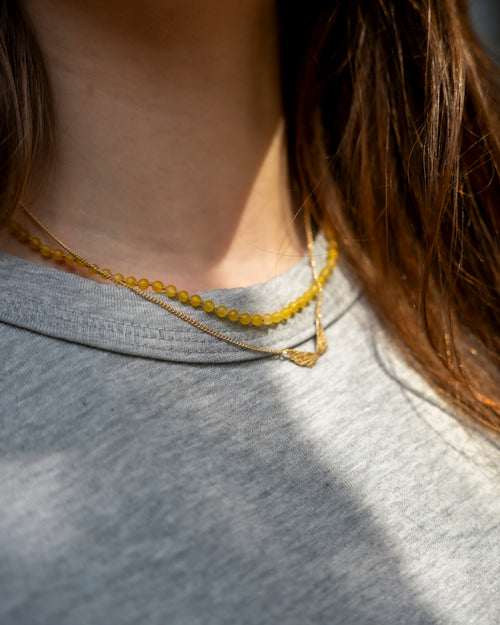 Yellow Stones Necklace