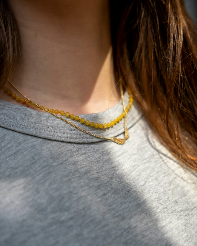 Light Pink Stones Necklace