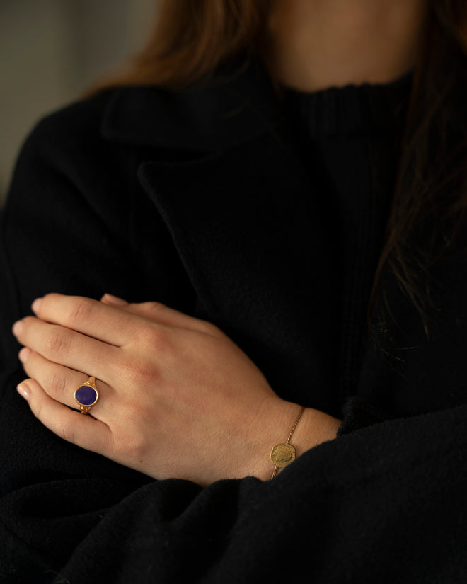 Signet Ring Cobalt
