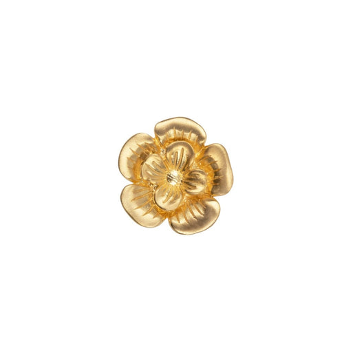 E2009 Gold Plated EARRING Poppy Flower Stud Earring Gold Plated (SINGLE PIECE) 44,95 euro