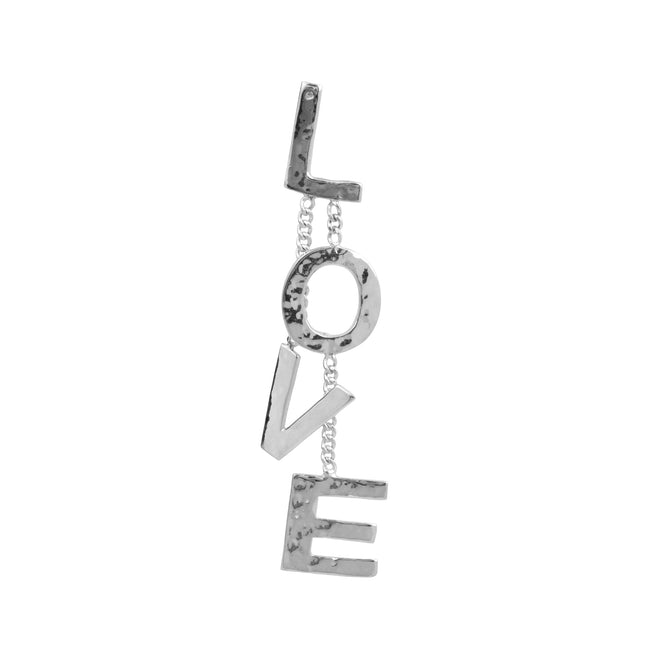 Letter LOVE Stud Earring (one piece)