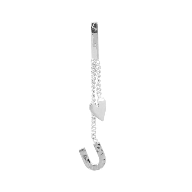 Letter I love U Stud Earring (one piece)