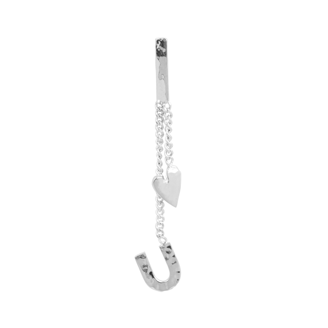 Letter I Love U Stud Earring (single piece)