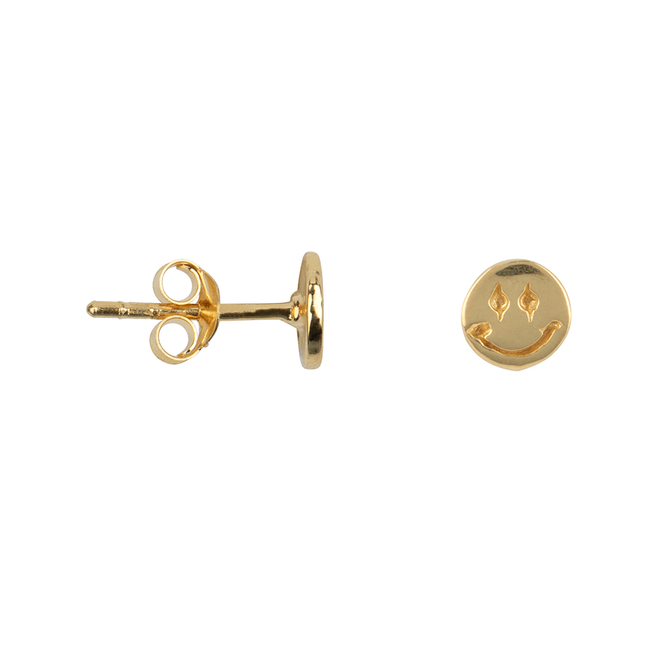 Smiley Stud Earring