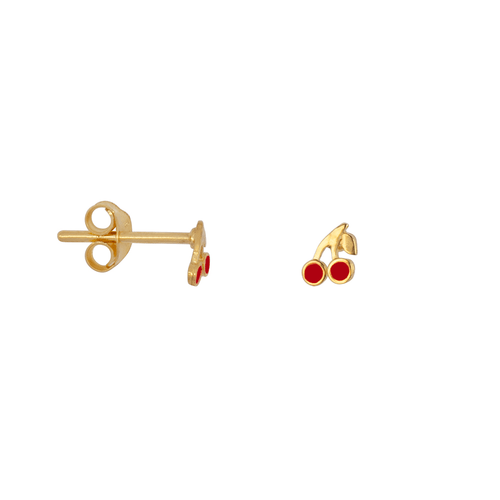 Mini Cherry Stud Earring