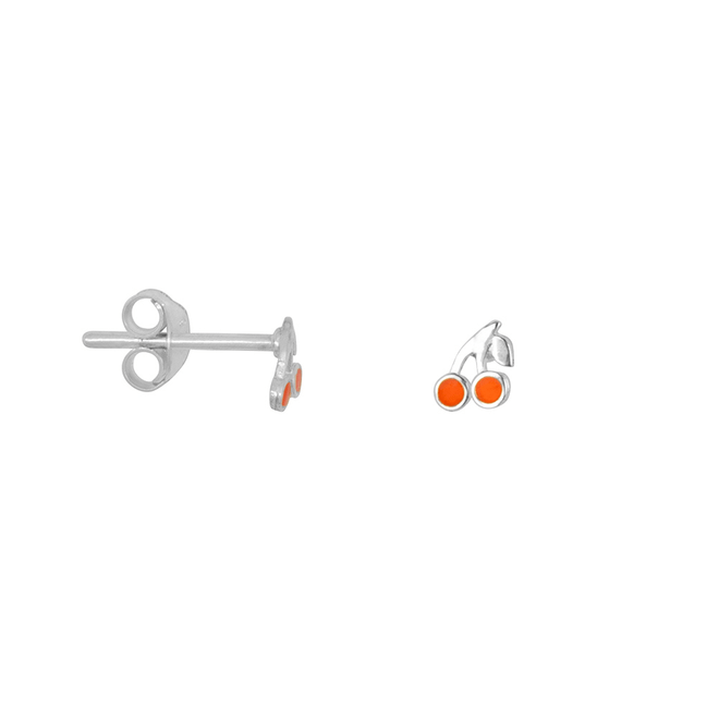 Mini Cherry Stud Earring