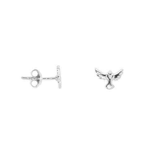 Mini Angel Wings Stud Earring