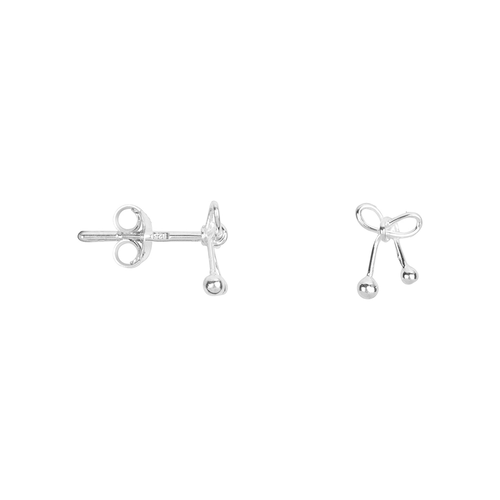 Mini Bow Stud Earring