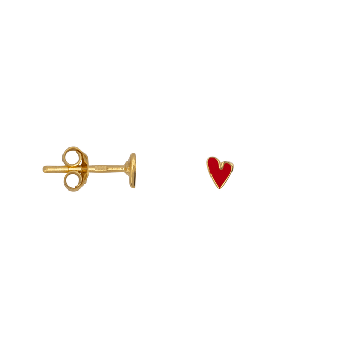 Mini Heart Stud Earring
