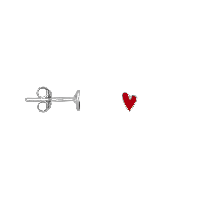 Mini Heart Stud Earring