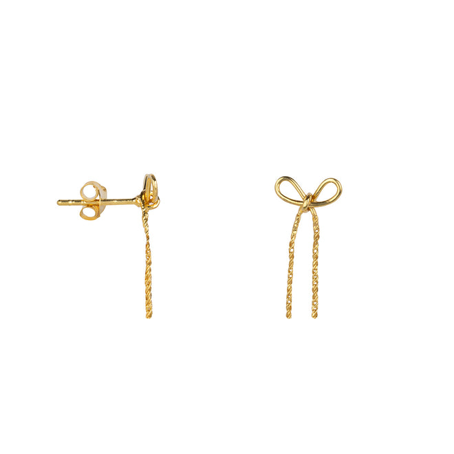 Bow Short Stud Earring