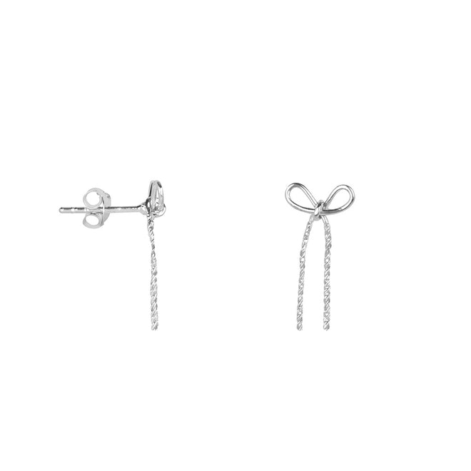 Bow Short Stud Earring