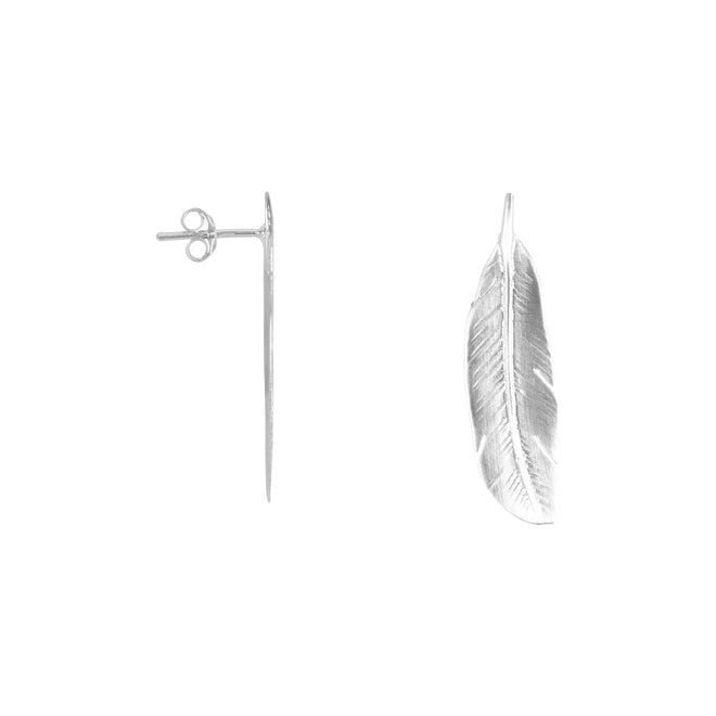 Feather Stud Earring