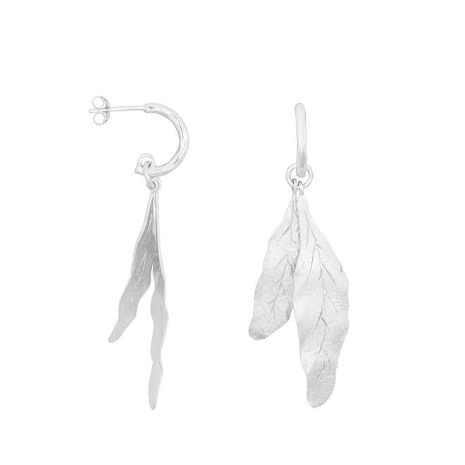 Two Leafs Stud Earring