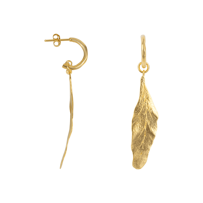 One Leaf Stud Earring