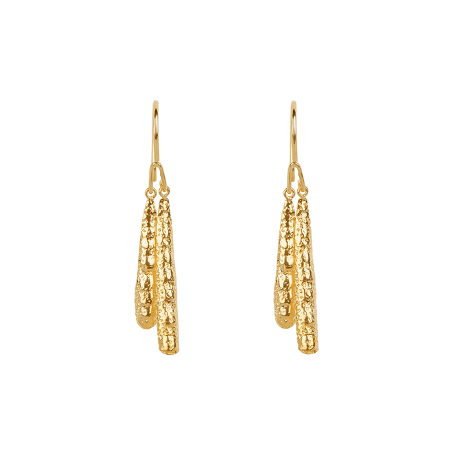 Double Seed Hook Earring