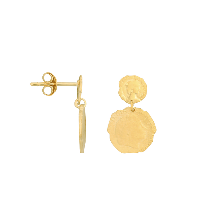 Ten Cent Double Stud Earring