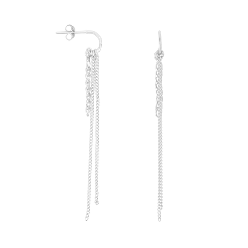 Hoop Chains Stud Earring