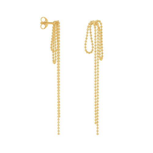 Mini Balls Bow Stud Earring